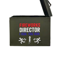 Choose 30 Cal, 50 Cal or Fat 50 Cal Ammo Cans Used with UV Printed "Fireworks Director" - ATOM Promotions