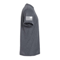 T - SHIRT "AMERICA THAT'S WHY" - HEATHERED NAVY - ATOM Promotions