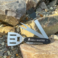5-in-1 Multi Tool Barbecue Foldable Tool Kit - Laser Engraved or UV Printed - ATOM Promotions