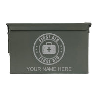 Laser Engraved First Aid Ammo Cans