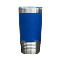 Personalized Laser Engraved Leatherette - INITIALS - 20 oz. Tumbler - ATOM Promotions