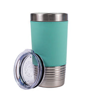 Personalized Laser Engraved Leatherette - INITIALS - 20 oz. Tumbler - 11 Colors!