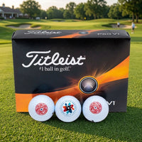 Custom & Personalized Titleist Golf Balls - Gift for all Occasions - Up to 3 Sides Printed - ATOM Promotions