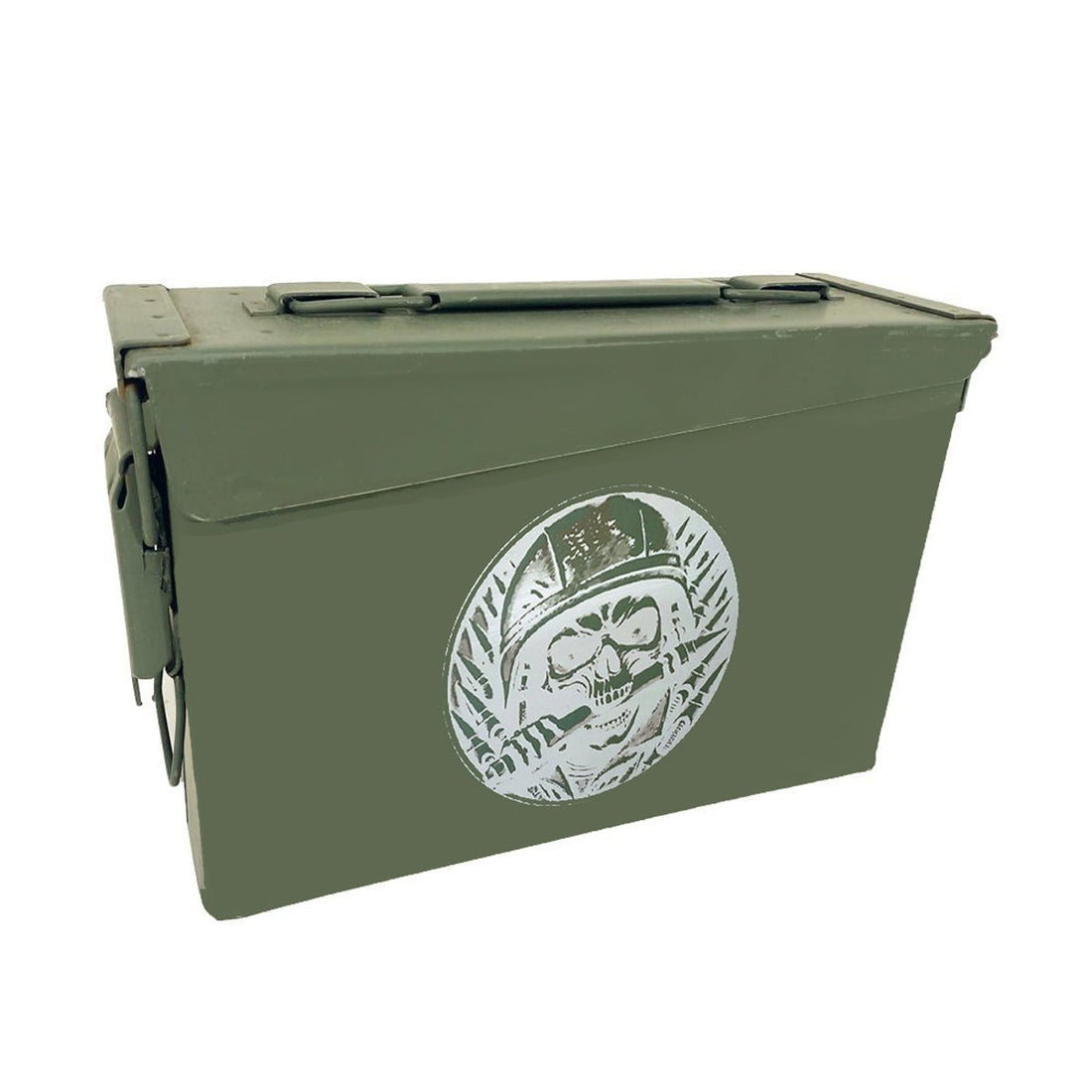 Laser Engraved - CRAYON EATER - Used Grade 1 Ammo Can with or w/o Lock Kit - Choose from 30cal, 50 Cal or FAT 50 Cal - ATOM Promotions