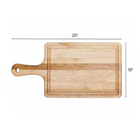 Laser Engraved Double Sided Maple Cutting Boards - 10”x20”x.75” - "Happy Mothers Day" Flowers! 