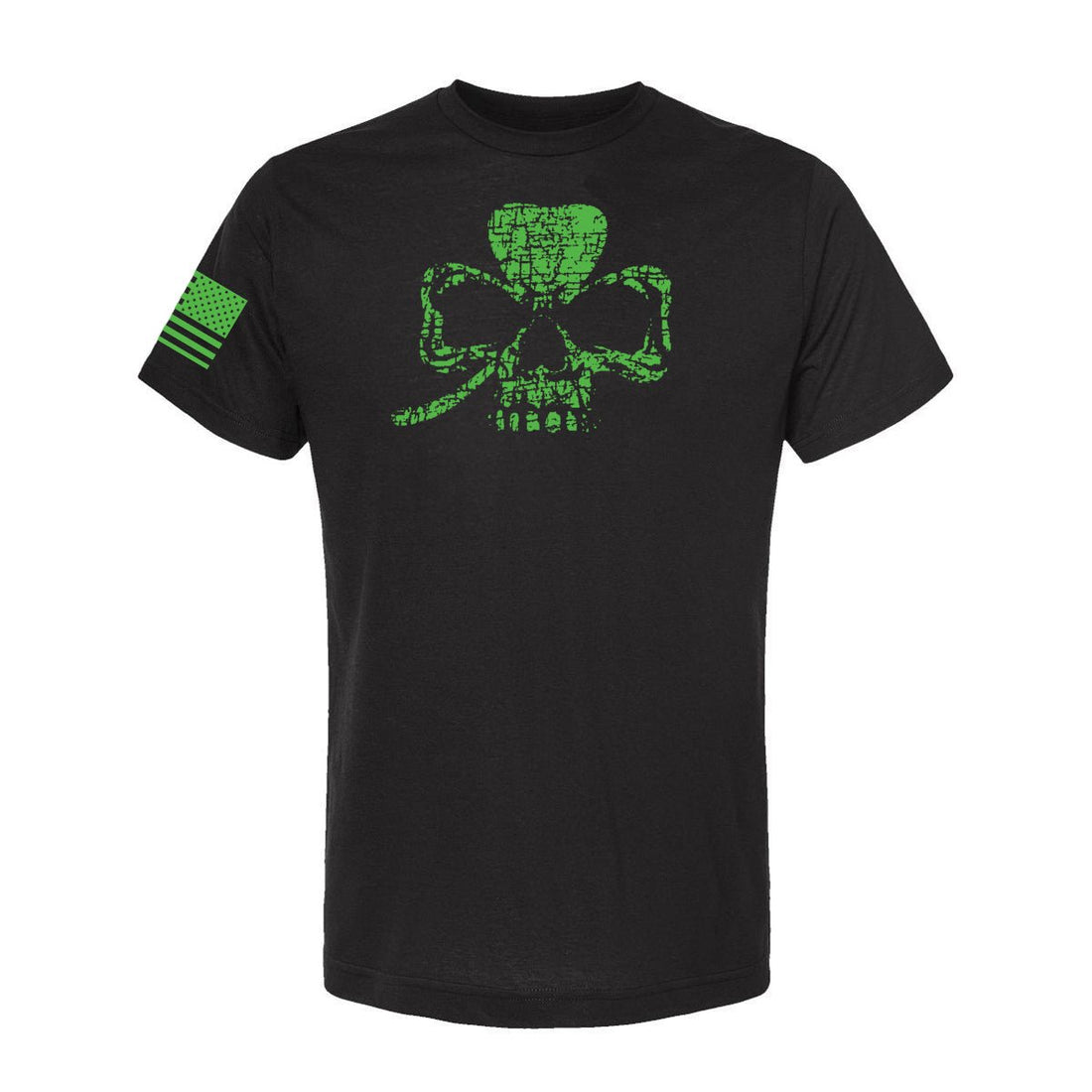 T - SHIRT "CLOVER SKULL" - BLACK - ATOM Promotions