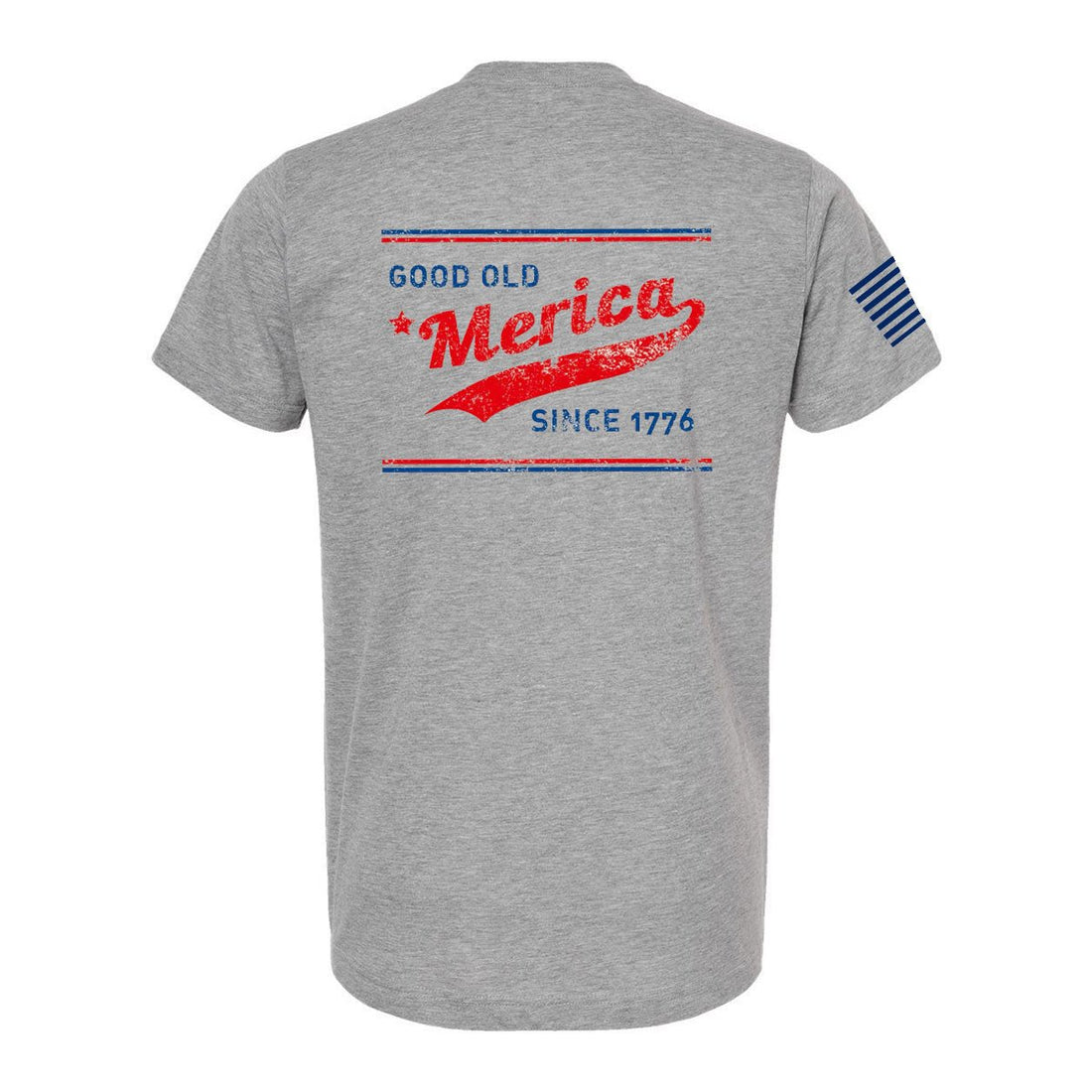 T - SHIRT "GOOD OLD AMERICA" - HEATHERED GREY - ATOM Promotions