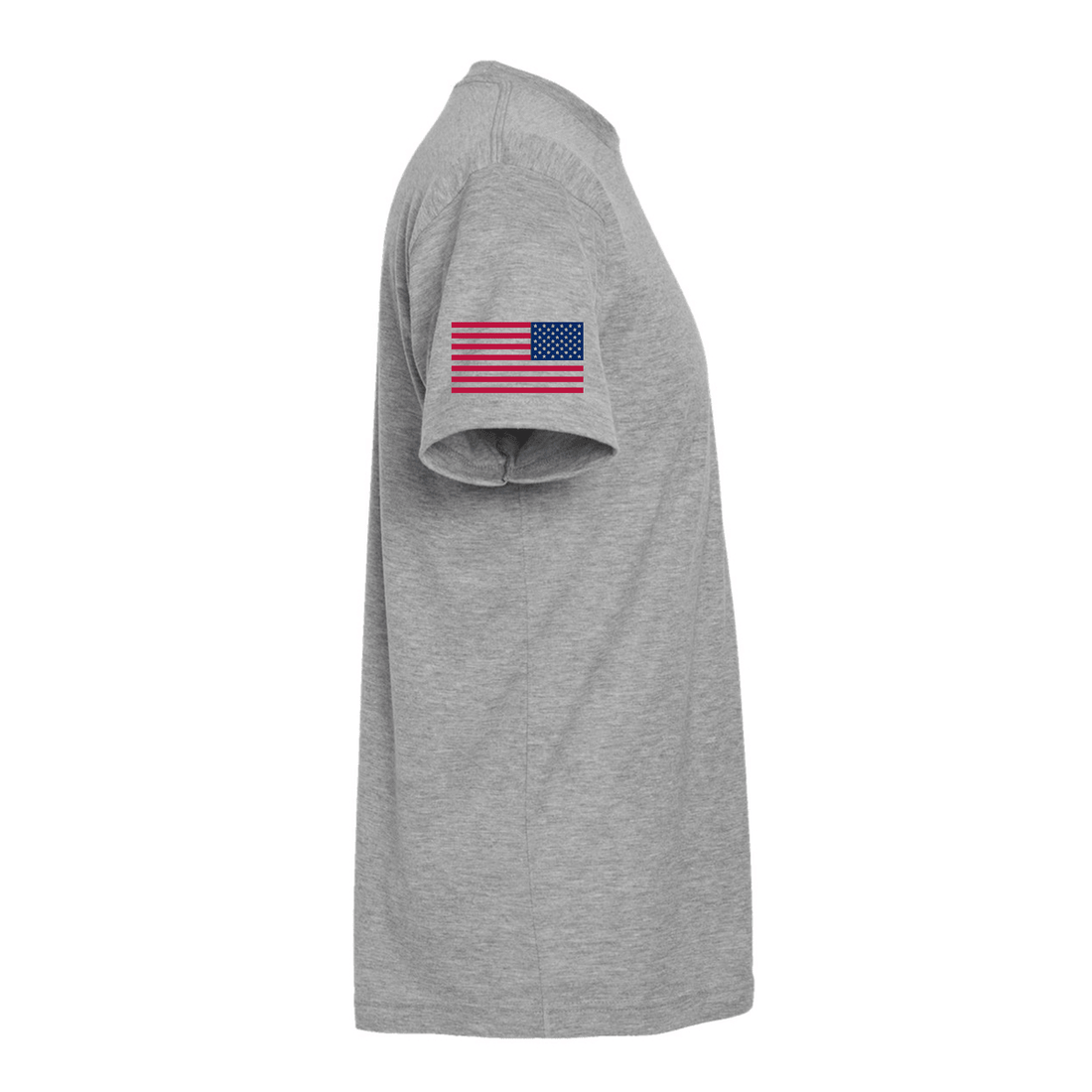 T - SHIRT "KEEP AMERICA FREE" - HEATHERED GREY - ATOM Promotions