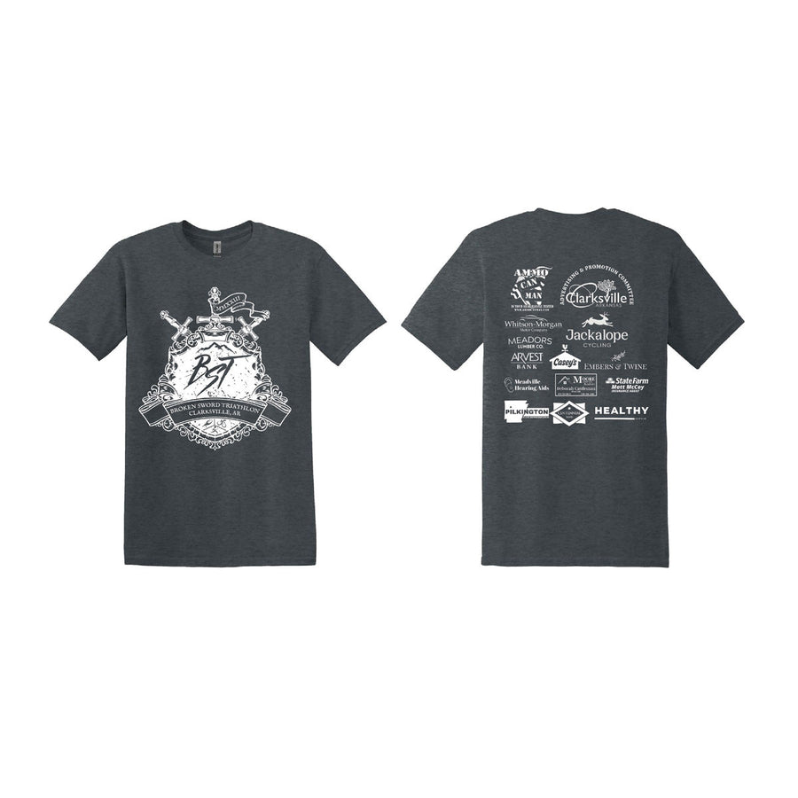 Direct To Film (DTF) Printed "Broken Sword Triathlon" T Shirt - Clarksville Arkansas 