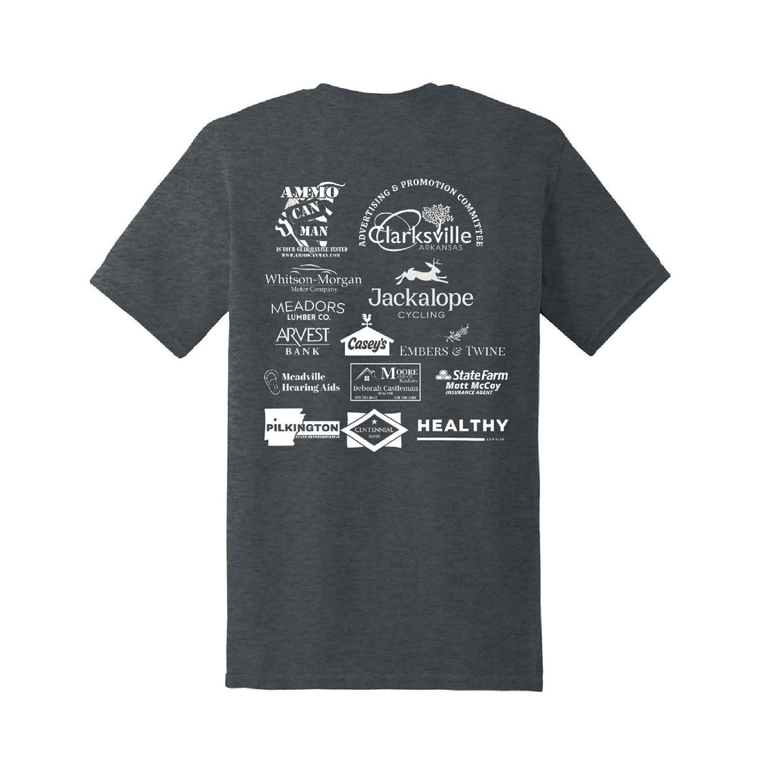 Direct To Film (DTF) Printed "Broken Sword Triathlon" T Shirt - Clarksville Arkansas 