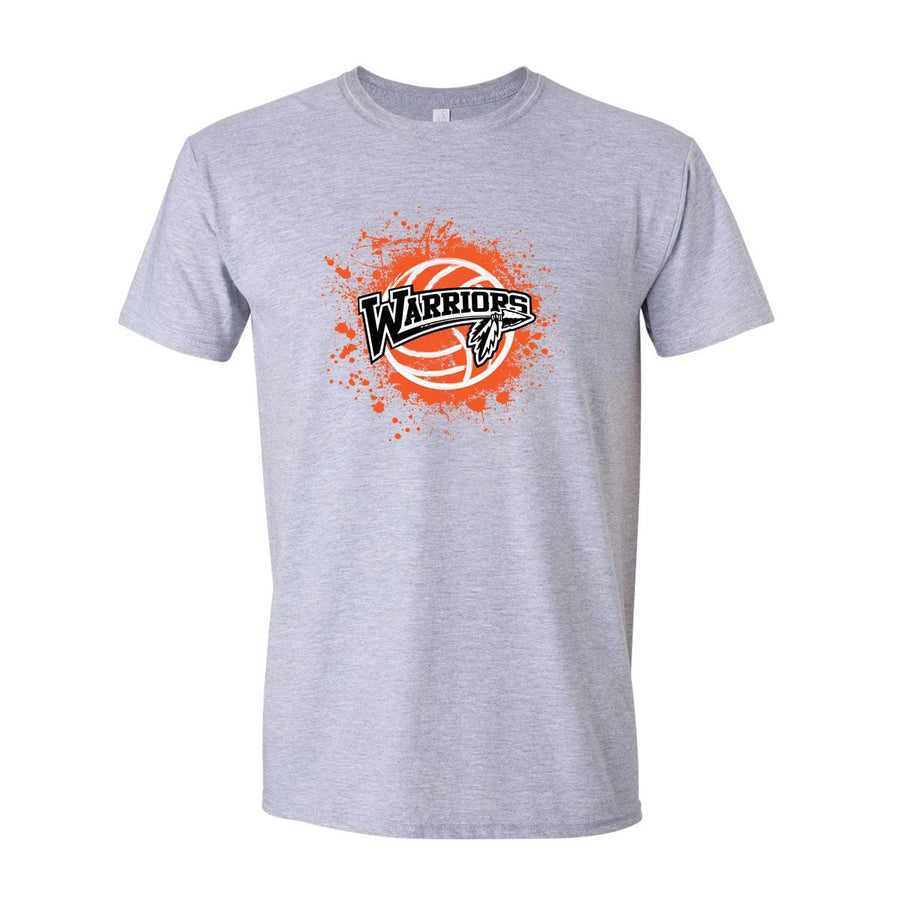 Direct To Film (DTF) Printed "LAMAR WARRIORS SPORTS" Sport Grey T Shirts - ATOM Promotions