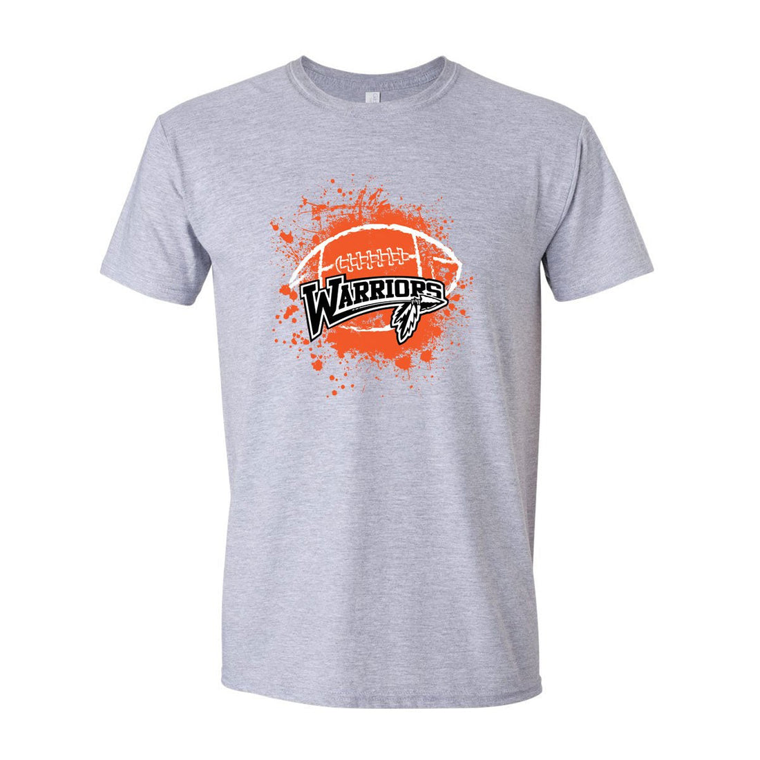 Direct To Film (DTF) Printed "LAMAR WARRIORS SPORTS" Sport Grey T Shirts - ATOM Promotions