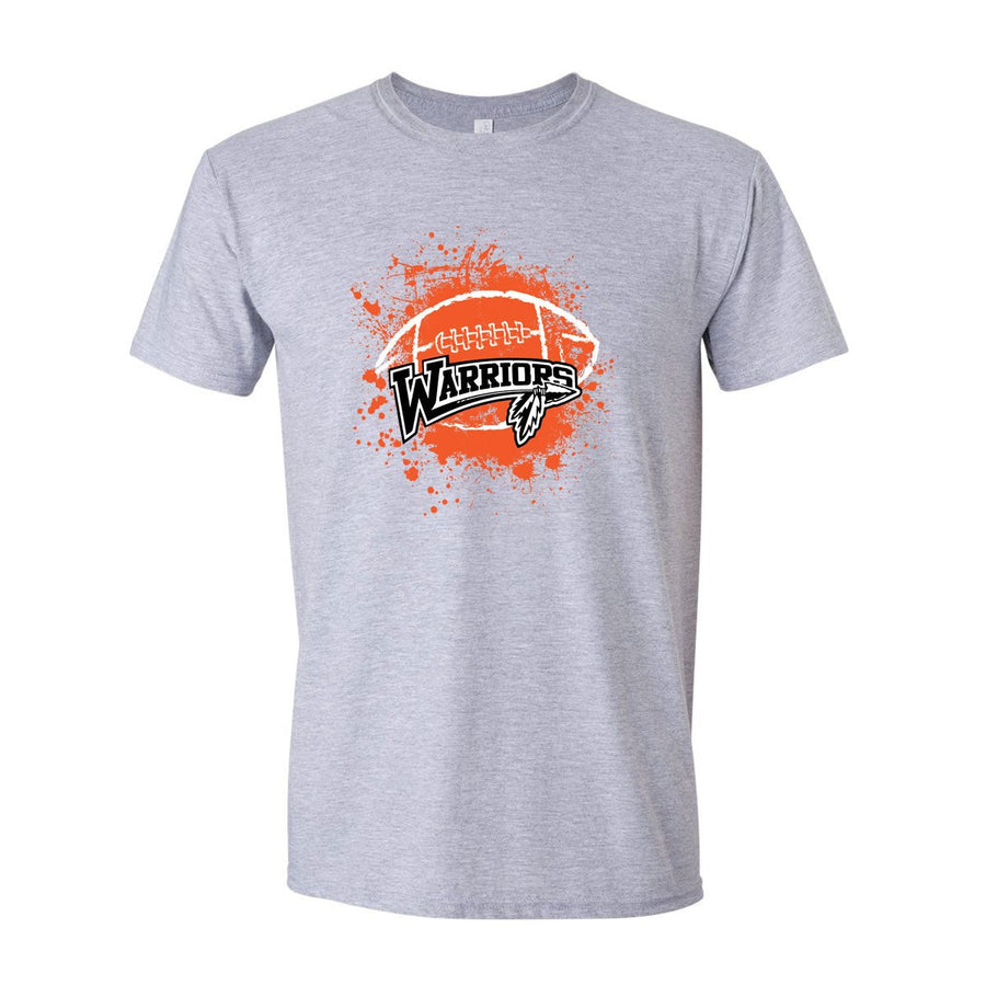 Direct To Film (DTF) Printed "LAMAR WARRIORS SPORTS" Sport Grey T Shirts - ATOM Promotions