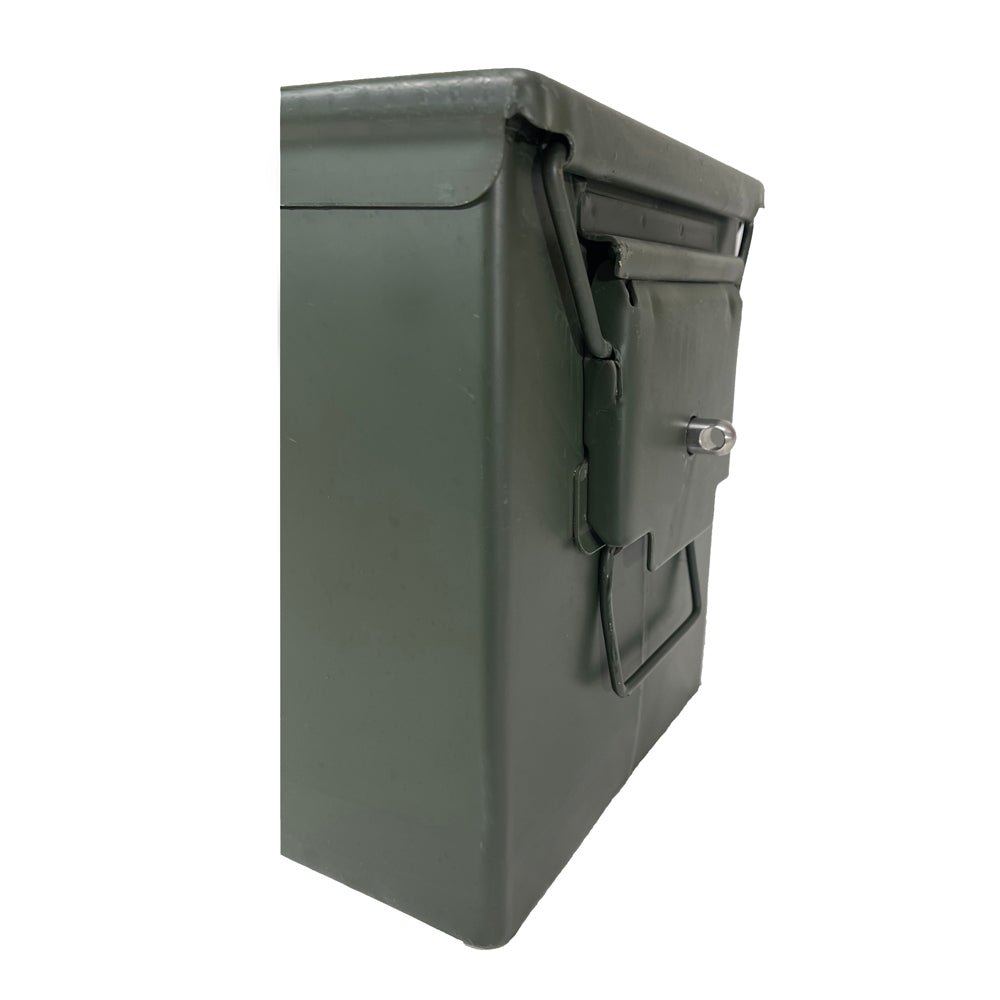 Laser Engraved - MARINE - Used Grade 1 Ammo Cans with or w/o Lock Kit - Choose from 30cal, 50 Cal or FAT 50 Cal - ATOM Promotions