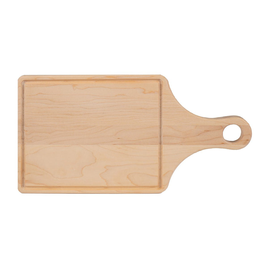 Personalized Laser Engraved Maple Paddle Cutting Boards - ATOM Promotions