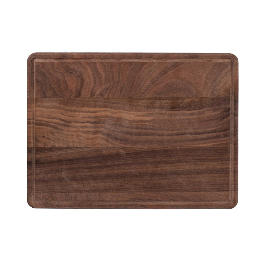 Personalized Laser Engraved Walnut Cutting Board with Drip Edge - ATOM Promotions