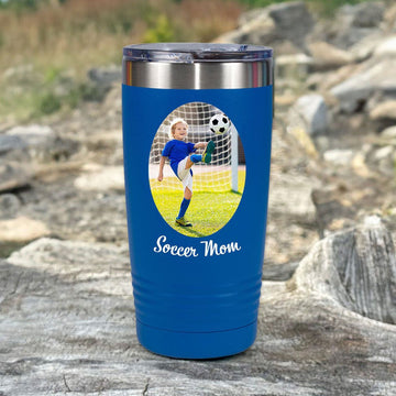 Personalized UV Printed - YOUR IMAGE - 20 oz. Wine or Beverage Tumbler - 17 Colors! - ATOM Promotions